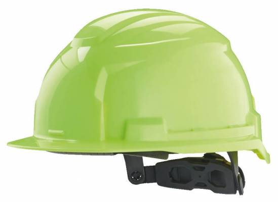 Casca de protectie BOLT 100, neventilata, fara curea de barbie, galben - Milwaukee