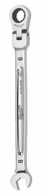 Cheie fixa MAX BITE cu clichet si cap pivotant 8 mm - Milwaukee