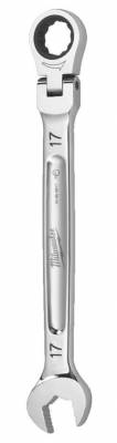 Cheie fixa MAX BITE cu clichet si cap pivotant 17 mm - Milwaukee