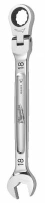 Cheie fixa MAX BITE cu clichet si cap pivotant 18 mm - Milwaukee