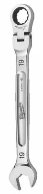 Cheie fixa MAX BITE cu clichet si cap pivotant 19 mm - Milwaukee