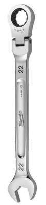 Cheie fixa MAX BITE cu clichet si cap pivotant 22 mm - Milwaukee