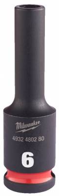 Cheie tubulara 3/8&QUOT; patrat - 6 mm - 65 mm - Milwaukee