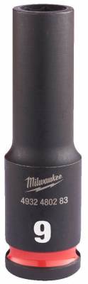 Cheie tubulara 3/8&QUOT; patrat - 9 mm - 65 mm - Milwaukee