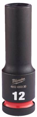 Cheie tubulara 1/2&QUOT; patrat - 12 mm - 78 mm - Milwaukee