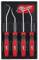 Set instrumente HD cu carlig si varf ascutit - 4 buc - Milwaukee