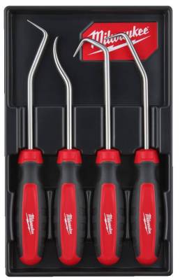 Set instrumente HD cu carlig si varf ascutit - 4 buc - Milwaukee