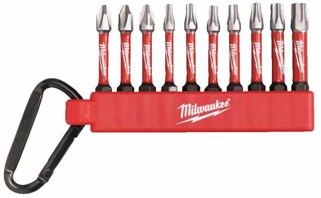 Set 1 de 10 biti SHOCKWAVE Impact Duty - Milwaukee
