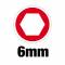 Surubelnita cap hexagonal HOLLOWCORE 6 mm - Milwaukee