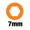 Surubelnita cap hexagonal HOLLOWCORE 7 mm - Milwaukee