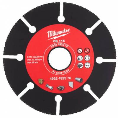 Panze abrazive din carbura 115 mm - Milwaukee