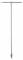 Cheie cu maner T si cap pivotant Hex 6 mm - Milwaukee
