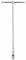 Cheie cu maner T si cap pivotant Hex 13 mm - Milwaukee
