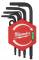 Set 9 Imbusuri Torx compacte forma L - Milwaukee