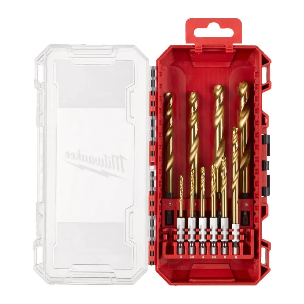 Set 10 RED HEX - Burghie SHOCKWAVE HSS-Ground Titan pentru metal