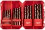 Seturi burghie RED COBALT pentru metal - HSS-Ground - DIN 338