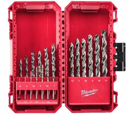 Set 19 burghie metal HSS Ground - THUNDERWEB - DIN338 - Milwaukee