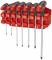 Set de 7 chei cu maner in T, TORX cu suport - Milwaukee