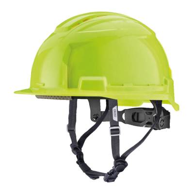 Casca de protectie BOLT 100, ventilata, cu curea, galbena, de inalta vizibilitate - Milwaukee