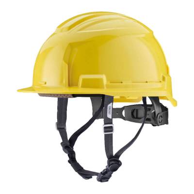 Casca de protectie BOLT 100, neventilata, cu curea de barbie, galben - Milwaukee