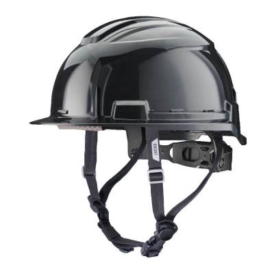 Casca de protectie BOLT 100, neventilata, cu curea de barbie, neagra - Milwaukee