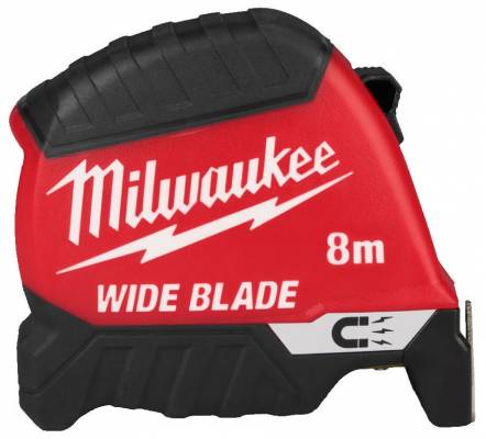 Ruleta magnetica cu banda lata 8 m (Gen 2) - Milwaukee