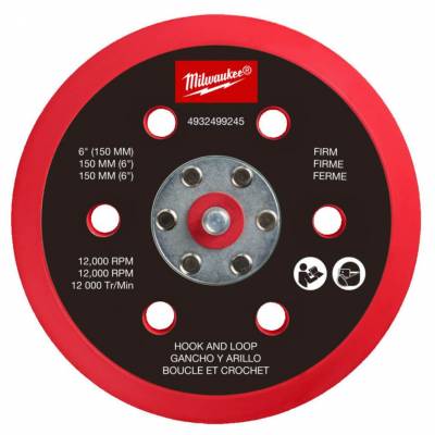 Suport pentru slefuitor orbital M12 FUEL 150 mm - tare si hook & loop - Milwaukee