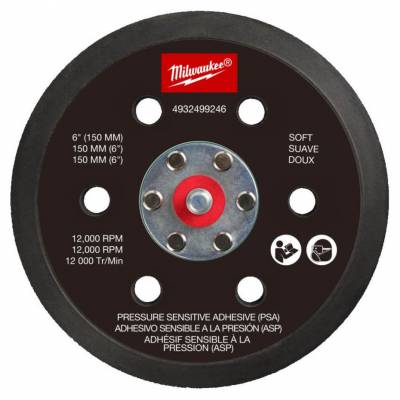 Suport pentru slefuitor orbital M12 FUEL 150 mm - moale si psa - Milwaukee