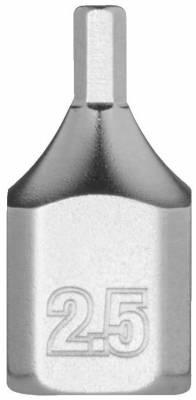 Cheie tubulara scurta 2,5 mm HEX 1/4&QUOT; - Milwaukee
