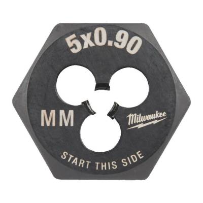 Filiera hexagonala pentru filet metric M5 - 0,9 mm - Milwaukee