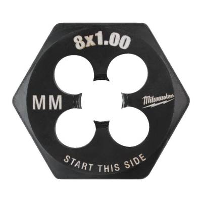 Filiera hexagonala pentru filet metric M8 - 1 mm - Milwaukee
