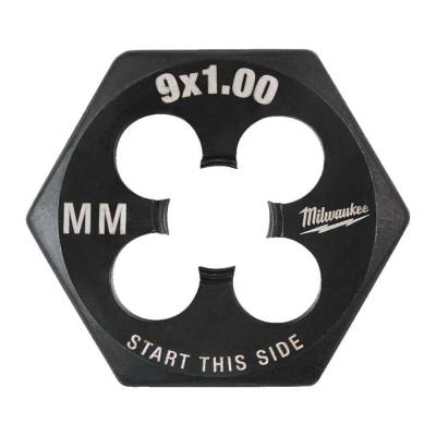Filiera hexagonala pentru filet metric M9 - 1 mm - Milwaukee