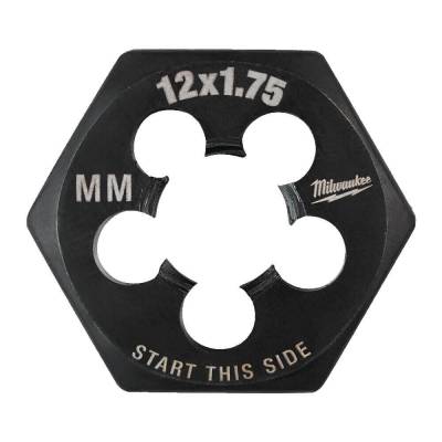 Filiera hexagonala pentru filet metric M12 - 1,75 mm - Milwaukee