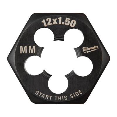 Filiera hexagonala pentru filet metric M12 - 1,5 mm - Milwaukee