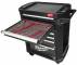 TOOLGUARD Dulap de scule mobil cu 7 sertare, metalic, 78 cm dotat cu scule