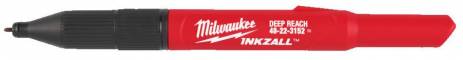 Marker INKAZLL cu varf lung ultra fin, negru - Milwaukee