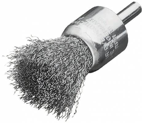 Perie ondulata tip tija pentru polizor drept, Ø 30 mm, sarma 0,3 mm din otel, 3 buc - Milwaukee