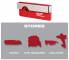Suport pentru cleme de curea PACKOUT - Milwaukee