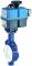 Robinet fluture, tip wafer, flanse ANSI 150 si PN10/16, act. electric