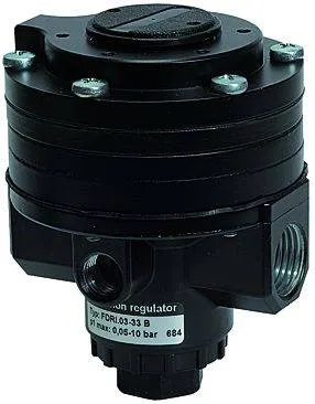 Regulator presiune de precizie, control pneumatic printr-o valva de control externa, fara manometru