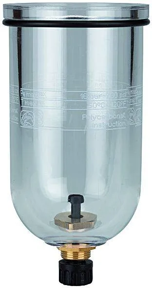 Pahar PC pentru filtru regulator / filtru, seria Heavy Duty, marimea 2