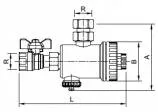 Filtru magnetic compact pentru boilere, G 3/4&QUOT;, PN 6