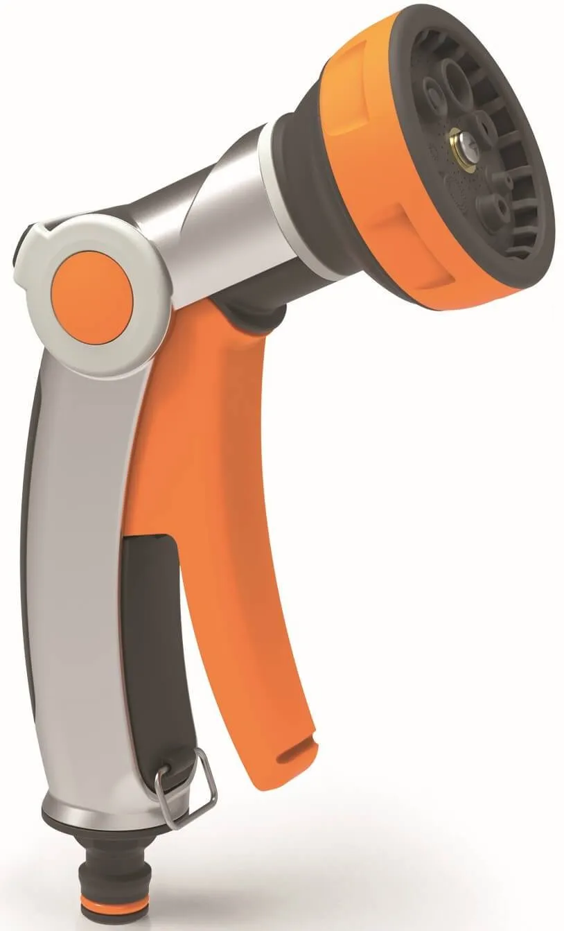 Pistol de stropit &QUOT;8 JET METAL&QUOT; cu debit mediu, varianta soft touch