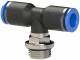 Cupla T push-in, filet cilindric exterior cu O-ring, seria standard, G 1/4&QUOT; - 6 mm