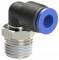 Cupla L push-in cu filet conic exterior etansat cu PTFE, seria standard, R 1/4&QUOT; - 8 mm