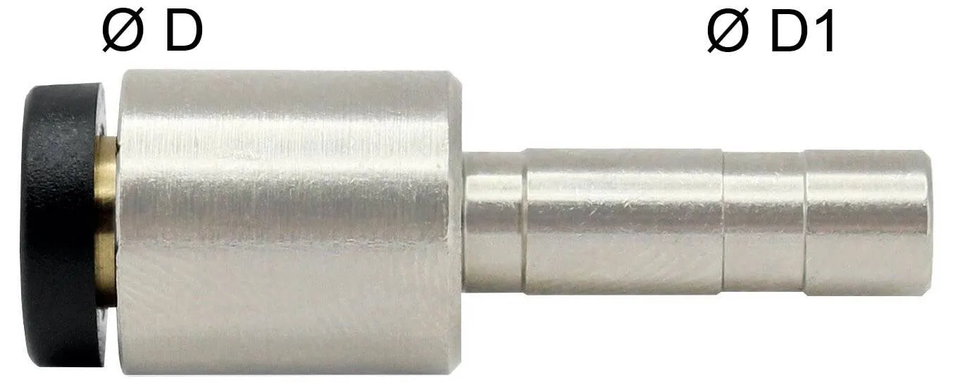 Conector drept push-in cu adaptor, click-clock