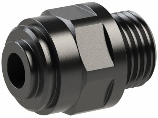 Cupla dreapta push-in cu filet cilindric exterior si O-ring, seria POM, G 1/4&QUOT; - 8 mm