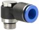 Cupla L banjo push-in cu filet cilindric exterior si O-ring, seria standard, M5 - 6 mm