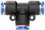 Cupla T push-in 8mm, POM/alama