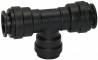 Cupla T push-in reductie, seria POM, 22 mm - 15 mm
